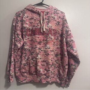 Cabela's Pink Camo Hoodie